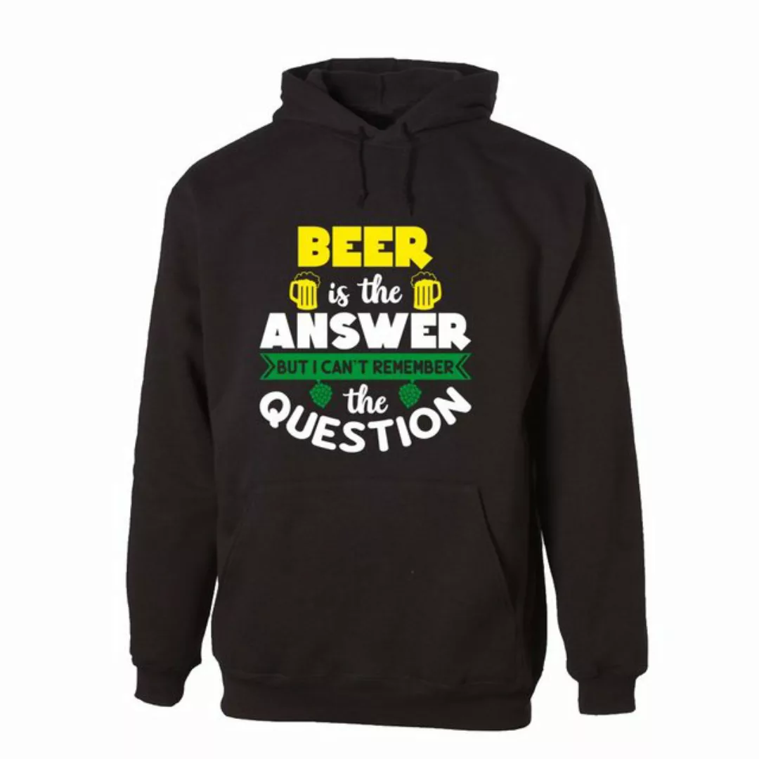 G-graphics Hoodie Beer is the answer but I can´t remember the Question Unis günstig online kaufen