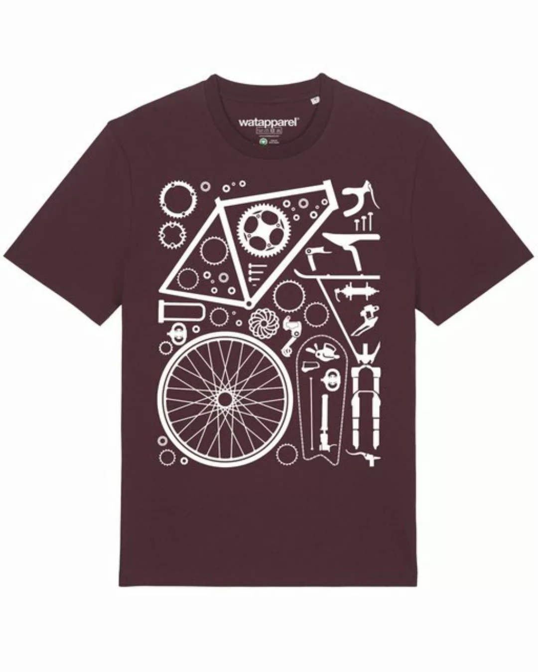 wat? Apparel Print-Shirt Fahrradteile (1-tlg) günstig online kaufen