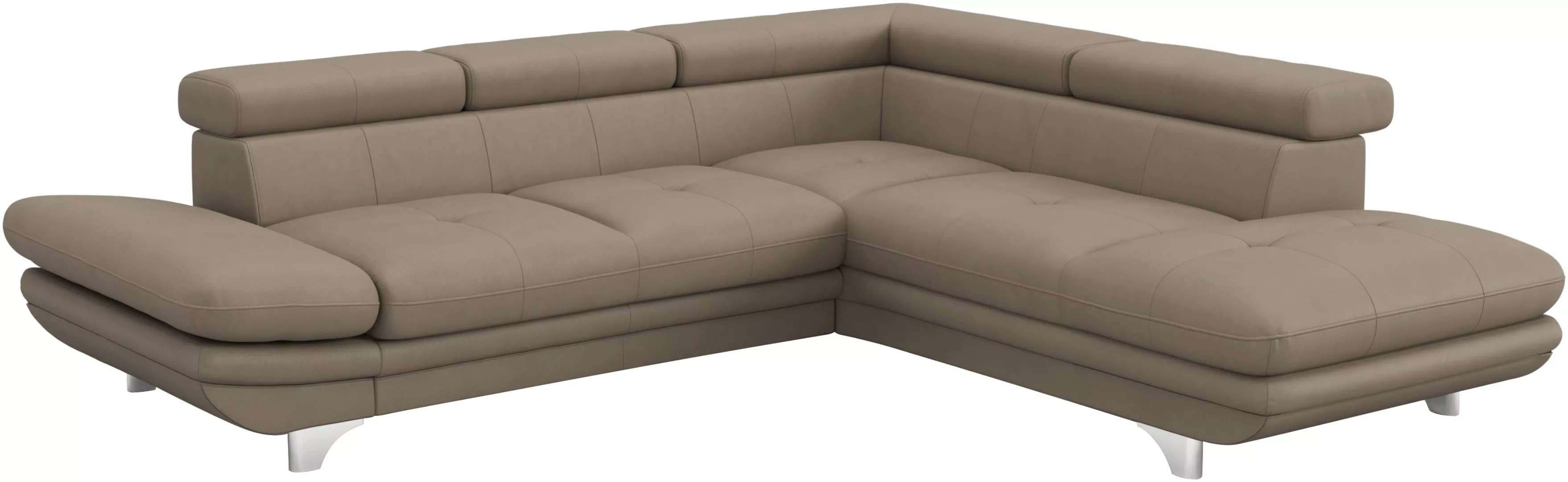 COTTA Ecksofa "Enterprise L-Form", mit Arm- & Kopfteilverstellung, wahlweis günstig online kaufen