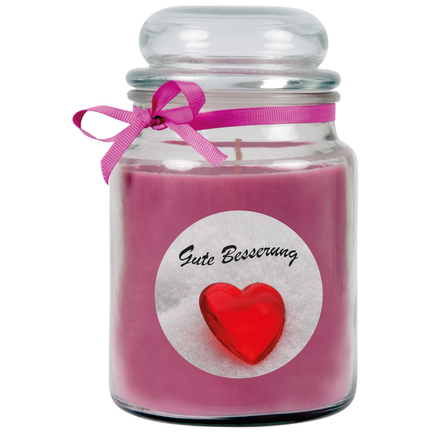 HS Candle Duftkerze & Bonbon Glas Genesung Lavendel Lila günstig online kaufen