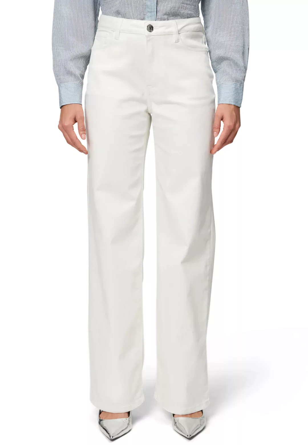Zero Röhrenhose "zero Damen Jeans Style Witney weites Bein 32 Inch", Plain/ günstig online kaufen