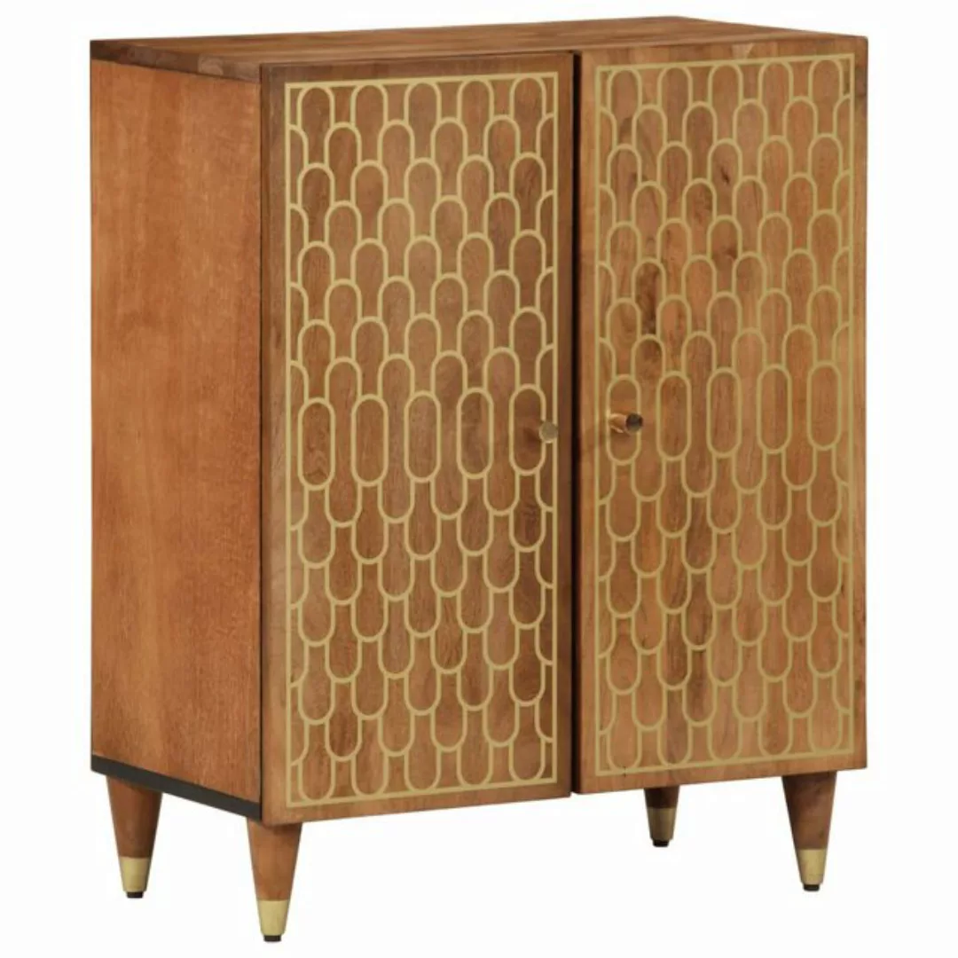 vidaXL Fächerschrank Beistellschrank 60x33x75 cm Massivholz Mango (1-St) günstig online kaufen