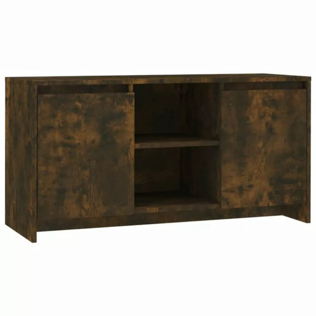 furnicato TV-Schrank Räuchereiche 102x37,5x52,5 cm Holzwerkstoff günstig online kaufen