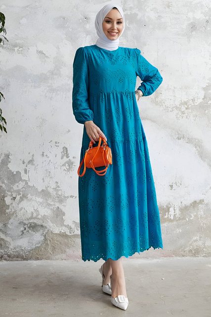 Modabout Maxikleid Langes Kleider Abaya Hijab Kleid Damen - NELB0007D4644TR günstig online kaufen