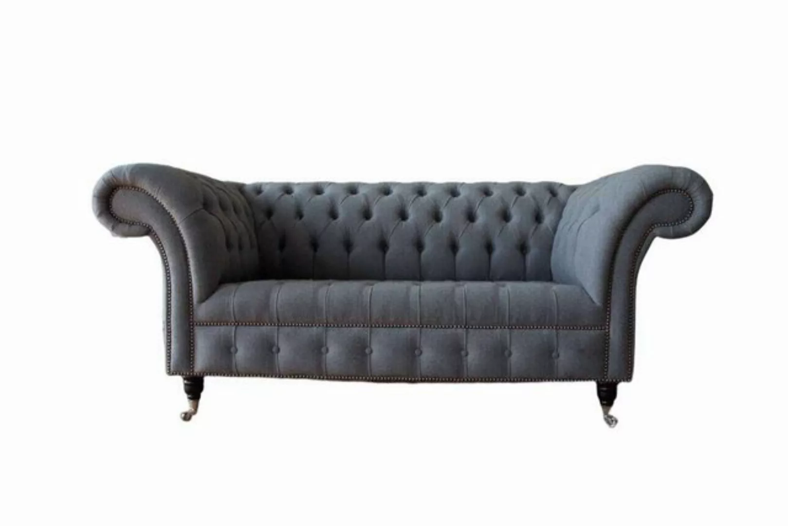 JVmoebel Chesterfield-Sofa, Sofa Chesterfield Textil Wohnzimmer Klassisch D günstig online kaufen