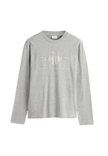 Gant Longsleeve Longsleeve Langarmshirt Tonal Shield (1-tlg) günstig online kaufen