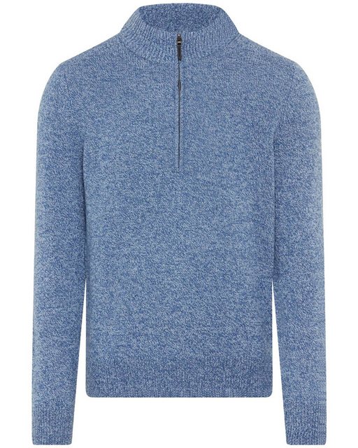 Brax Strickpullover Herren Troyer-Pullover STEFFEN (1-tlg) günstig online kaufen