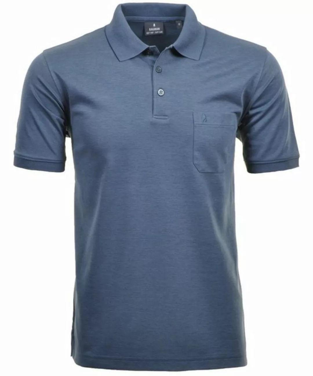 RAGMAN Poloshirt Herren Poloshirt - Oberteil, Softknit-Polo günstig online kaufen