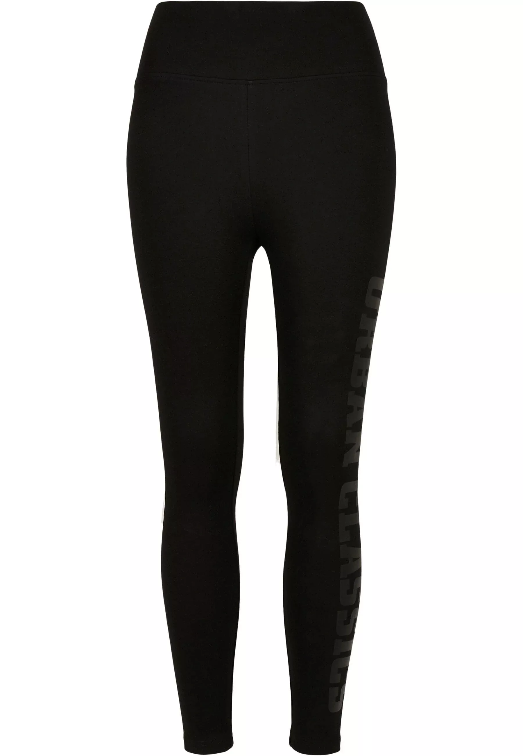 URBAN CLASSICS Leggings "Urban Classics Damen Ladies High Waist Branded Leg günstig online kaufen