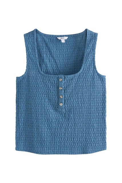 Next Trägertop Strukturiertes Tanktop mit Henleydetail (1-tlg) günstig online kaufen