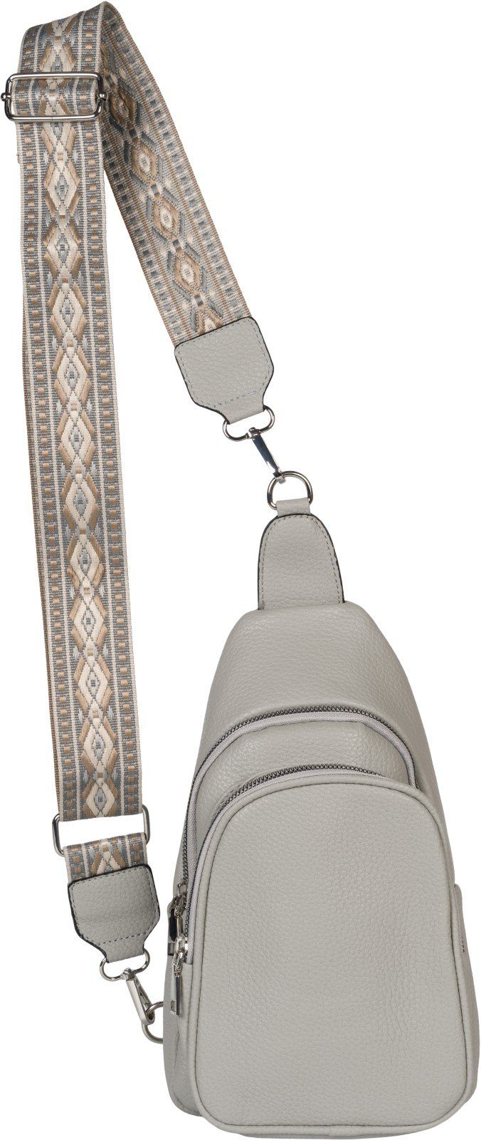 styleBREAKER Umhängetasche One Shoulder Rucksack Gemusterter günstig online kaufen