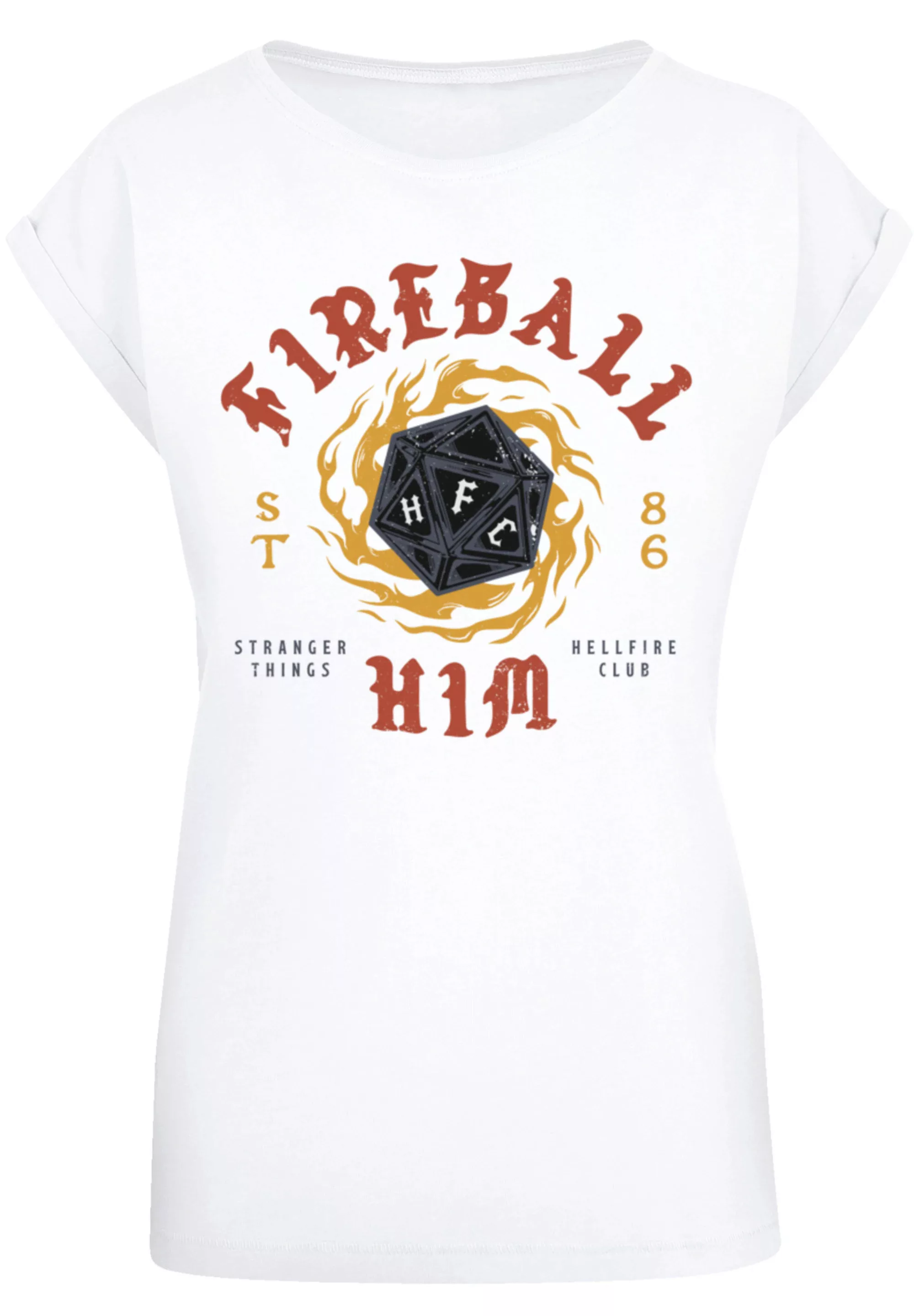 F4NT4STIC T-Shirt "Stranger Things Fireball Dice 86", Premium Qualität günstig online kaufen