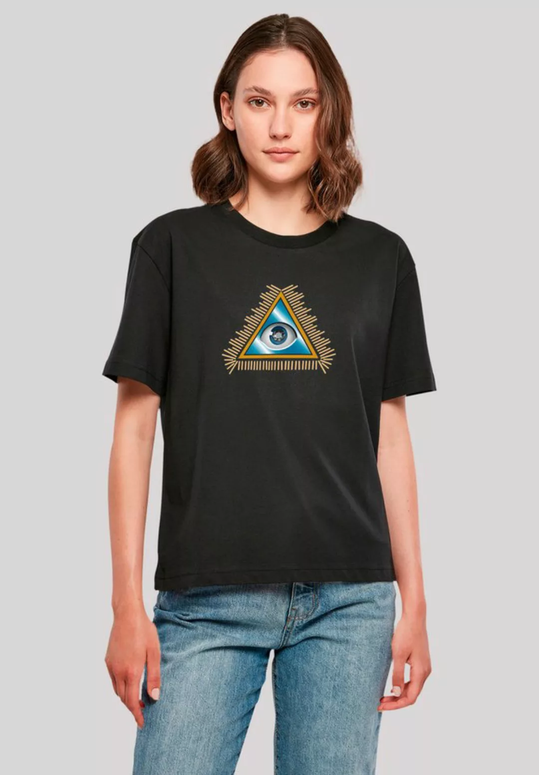 emoji couture T-Shirt Pyramid eye and golden beads Premium Qualität günstig online kaufen