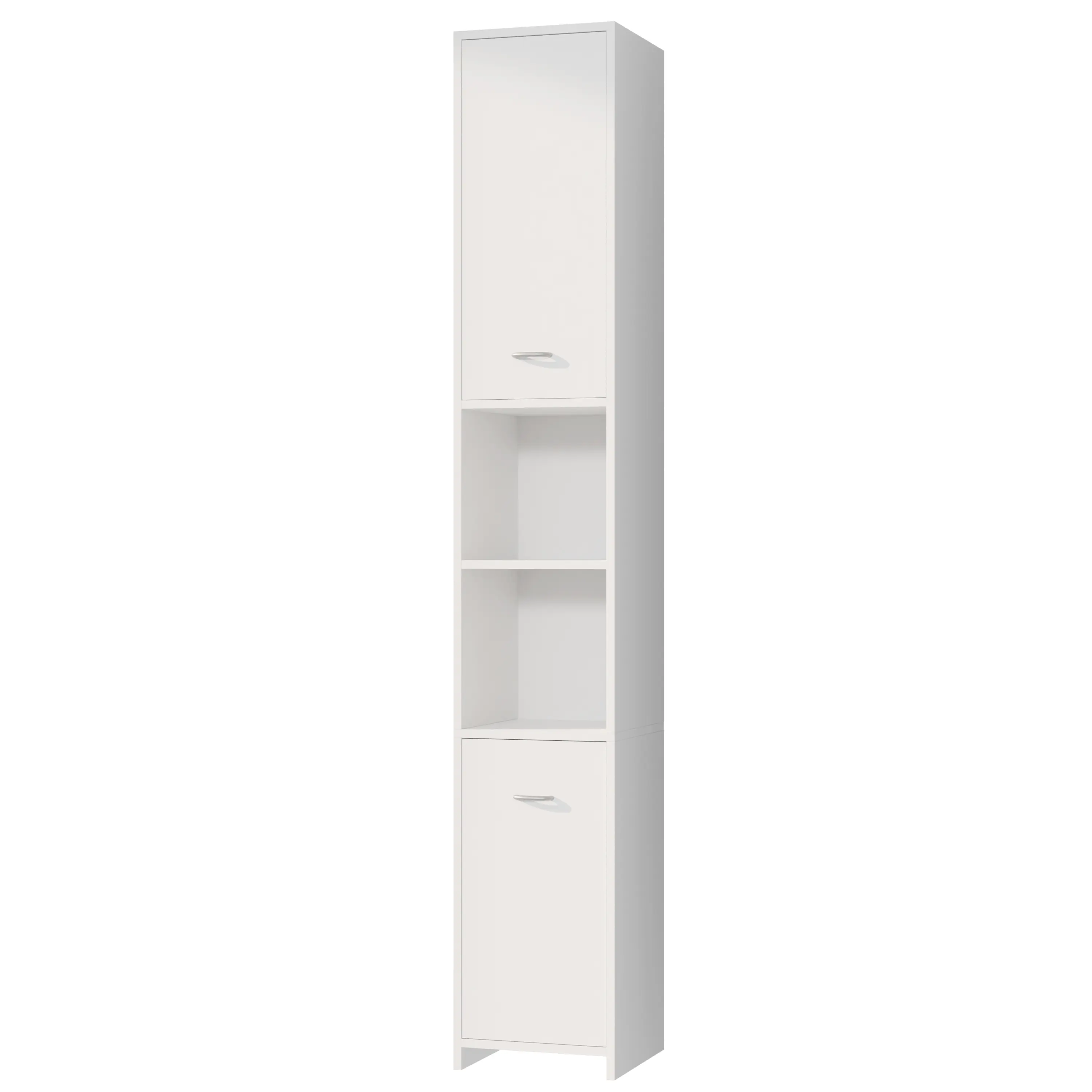 Casaria Hochschrank Neapel Badezimmerhochschrank 30 cm Breit mit 2 Türen Ba günstig online kaufen