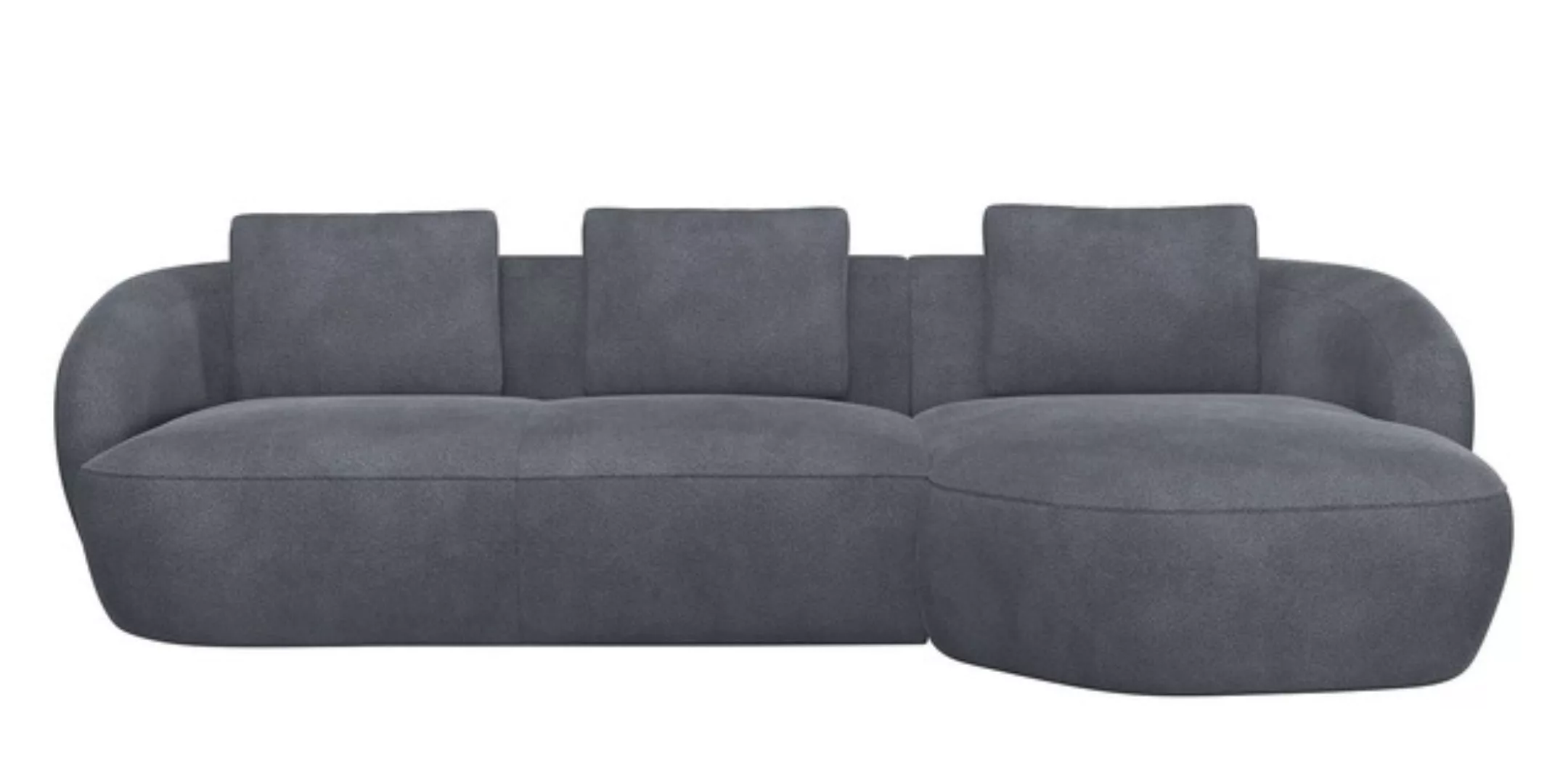 FLEXLUX Wohnlandschaft »Torino, rund, L-Form, Sofa-Ecke mit Recamiere, Long günstig online kaufen