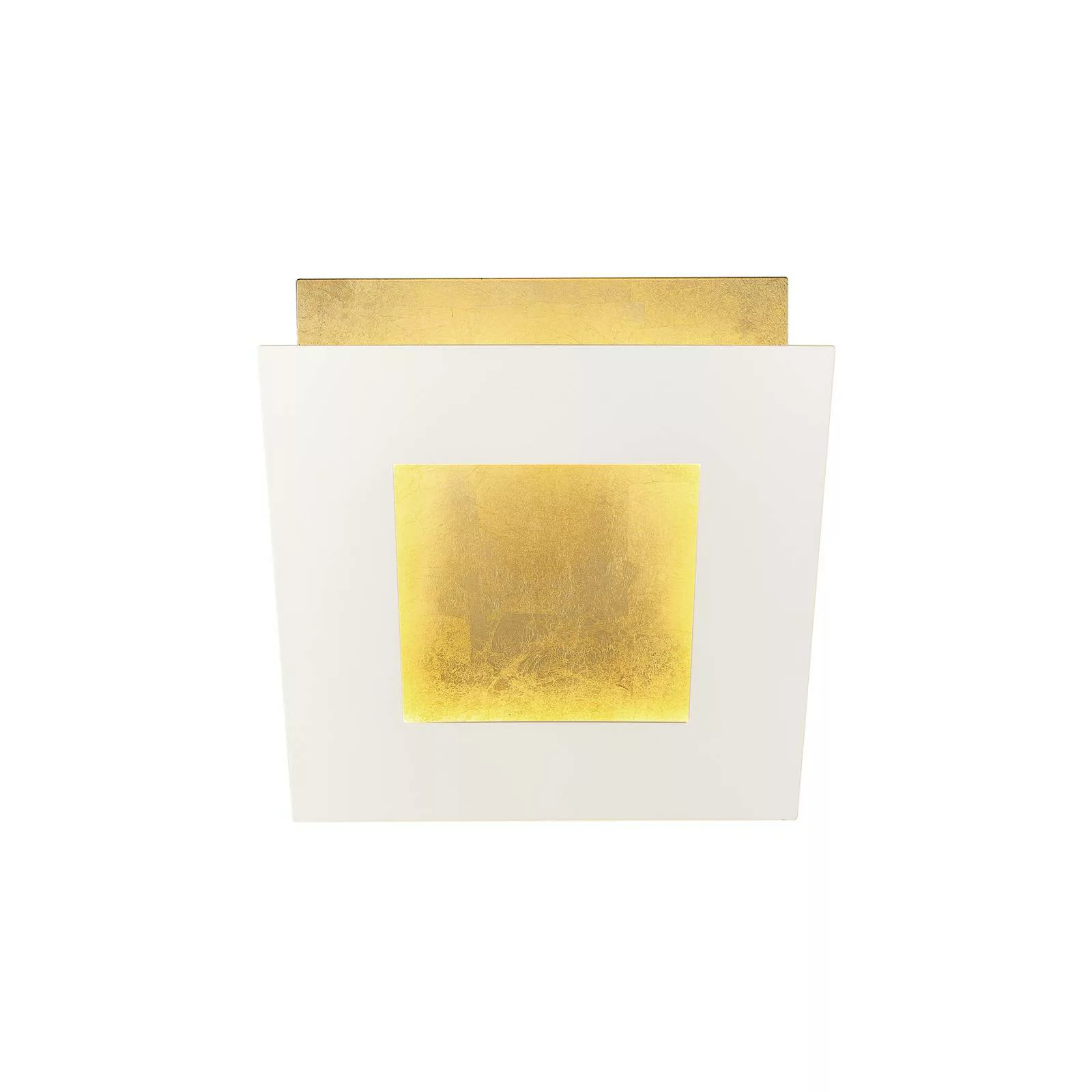 LED-Wandleuchte Dalia, weiß/gold, 18 x 18 cm, Aluminium günstig online kaufen