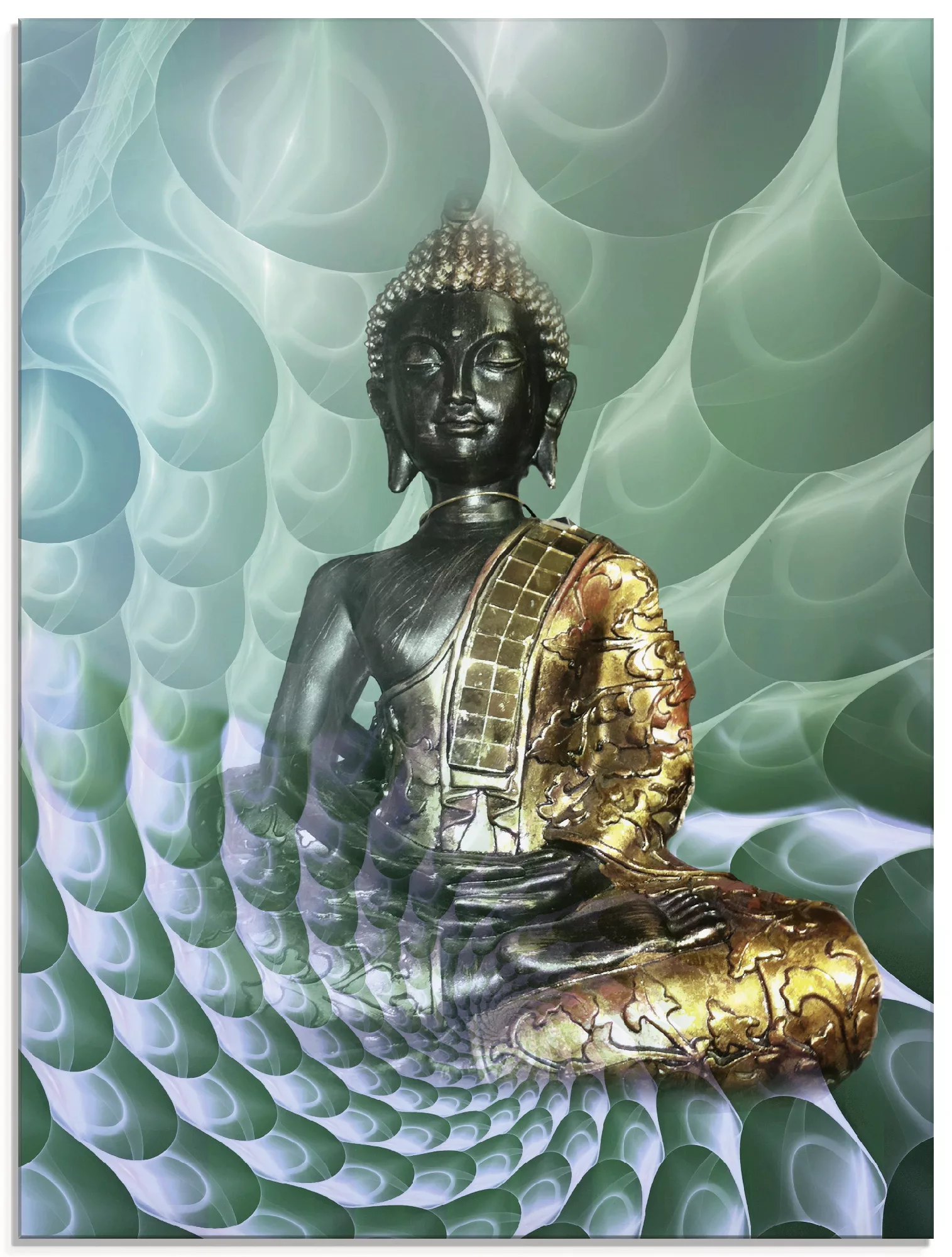 Artland Glasbild »Buddhas Traumwelt CB«, Religion, (1 St.), in verschiedene günstig online kaufen