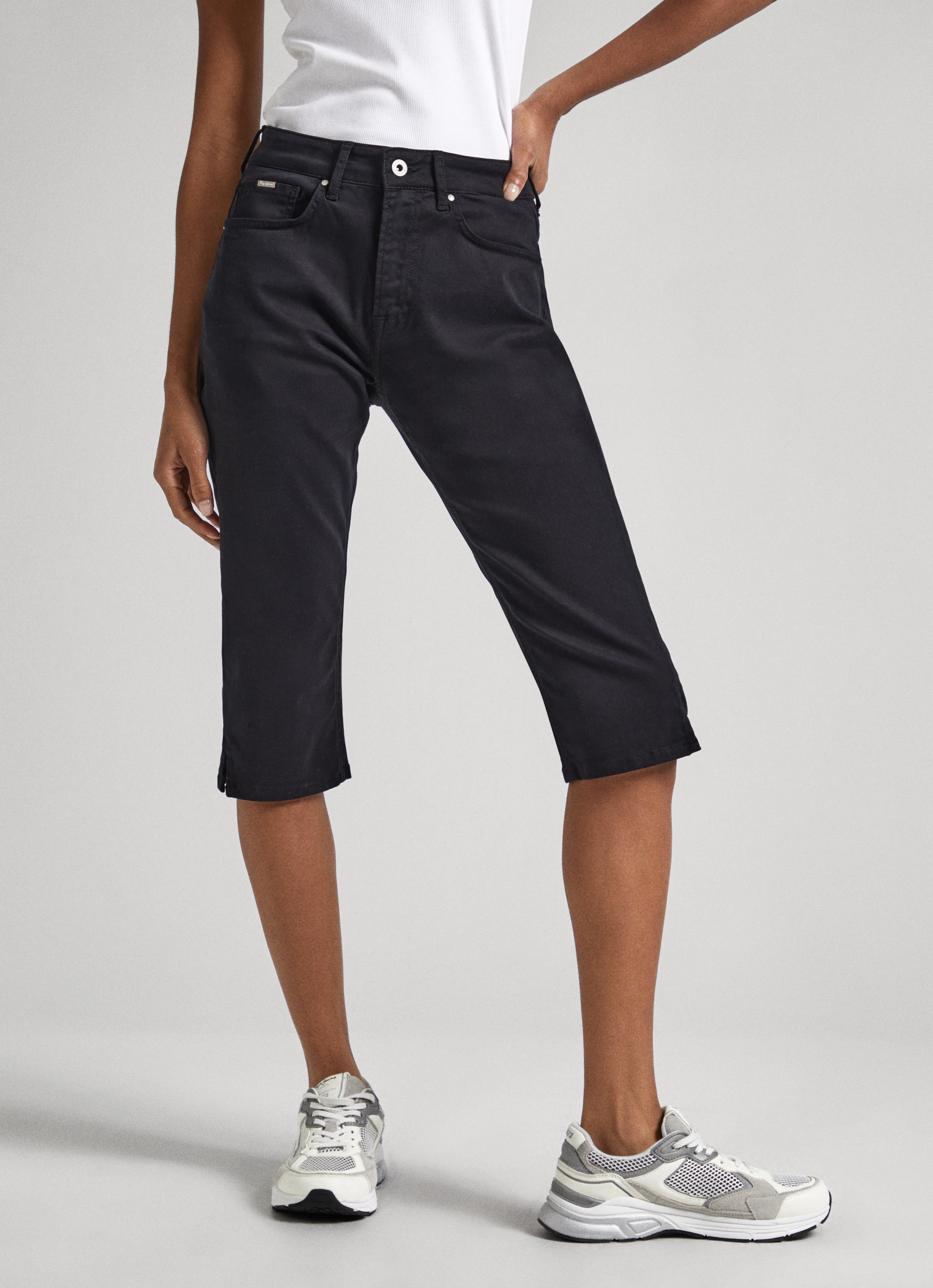 Pepe Jeans Caprijeans SKINNY CROP mit kleinen Schlitzen günstig online kaufen