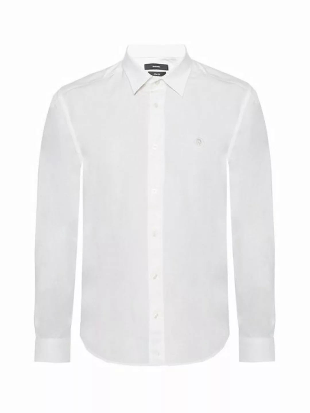 Diesel Businesshemd Slim Fit Langarm Shirt Weiß - S-Bill günstig online kaufen
