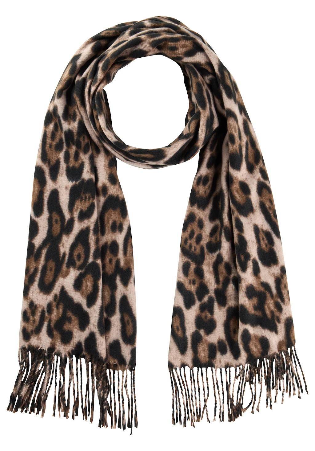 Laura Scott Modeschal, im trendigen Leopard-Design mit Fransen - NEW günstig online kaufen