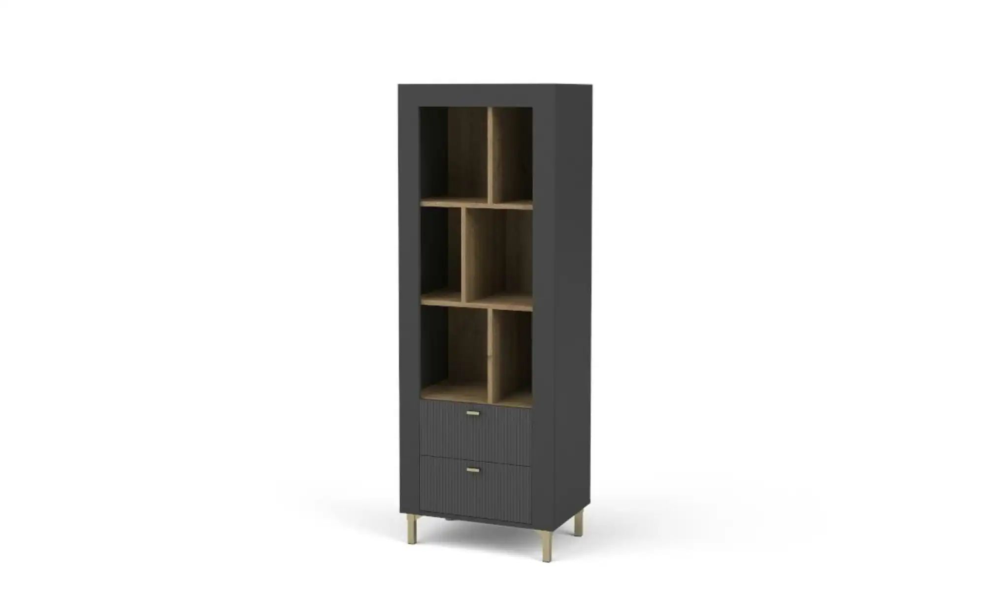 Standregal   ¦ schwarz ¦ Maße (cm): B: 60 H: 169 Regale > Standregale - Höf günstig online kaufen