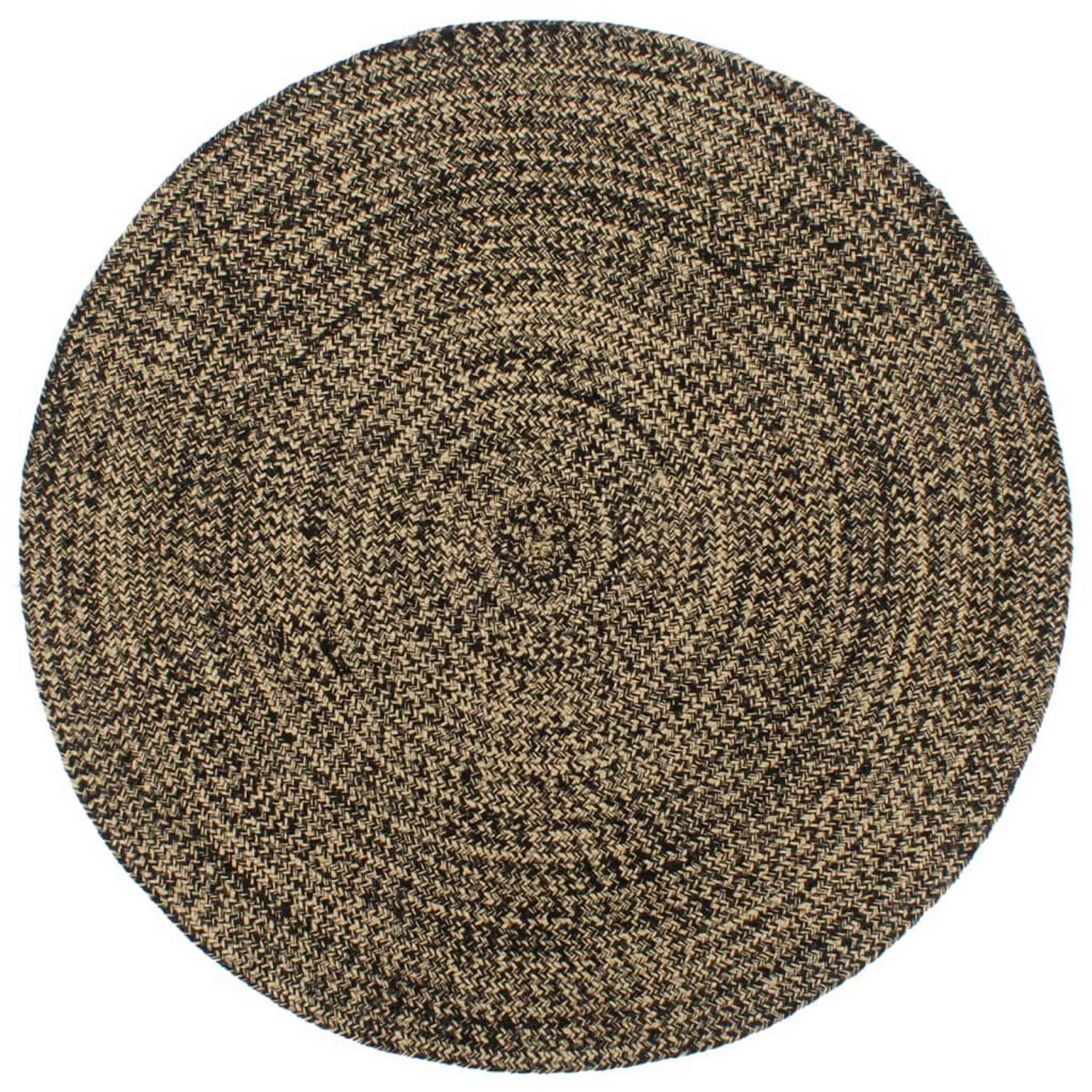 vidaXL Teppich Handgefertigt Jute Schwarz Und Braun 240 Cm 1184050 günstig online kaufen
