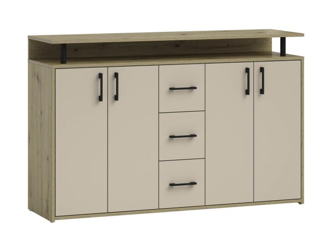Highboard ca.139x90x34 cm Artisan / Kaschmir günstig online kaufen