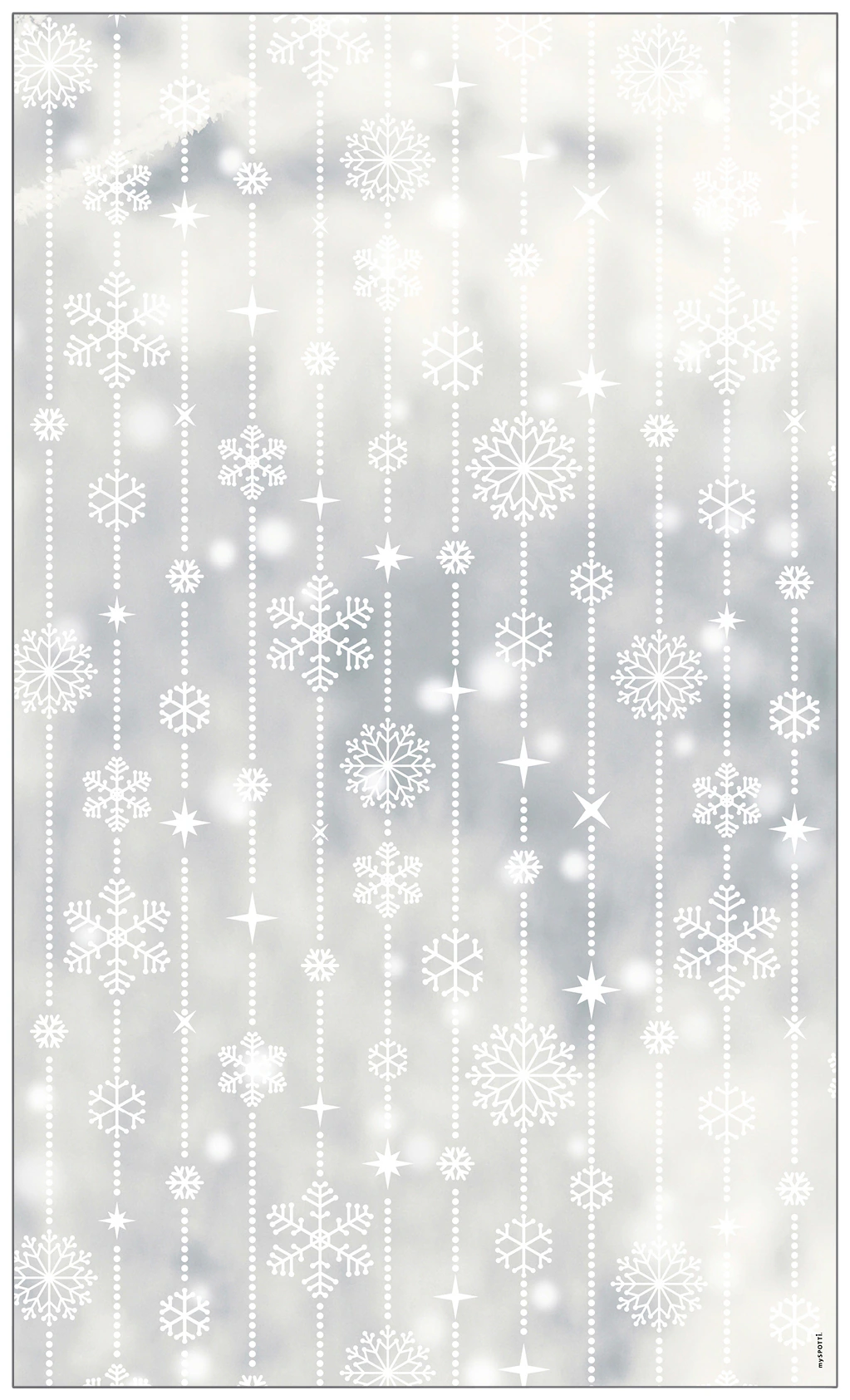 MySpotti Fensterfolie "Look Schneeflocken white", halbtransparent, glattsta günstig online kaufen