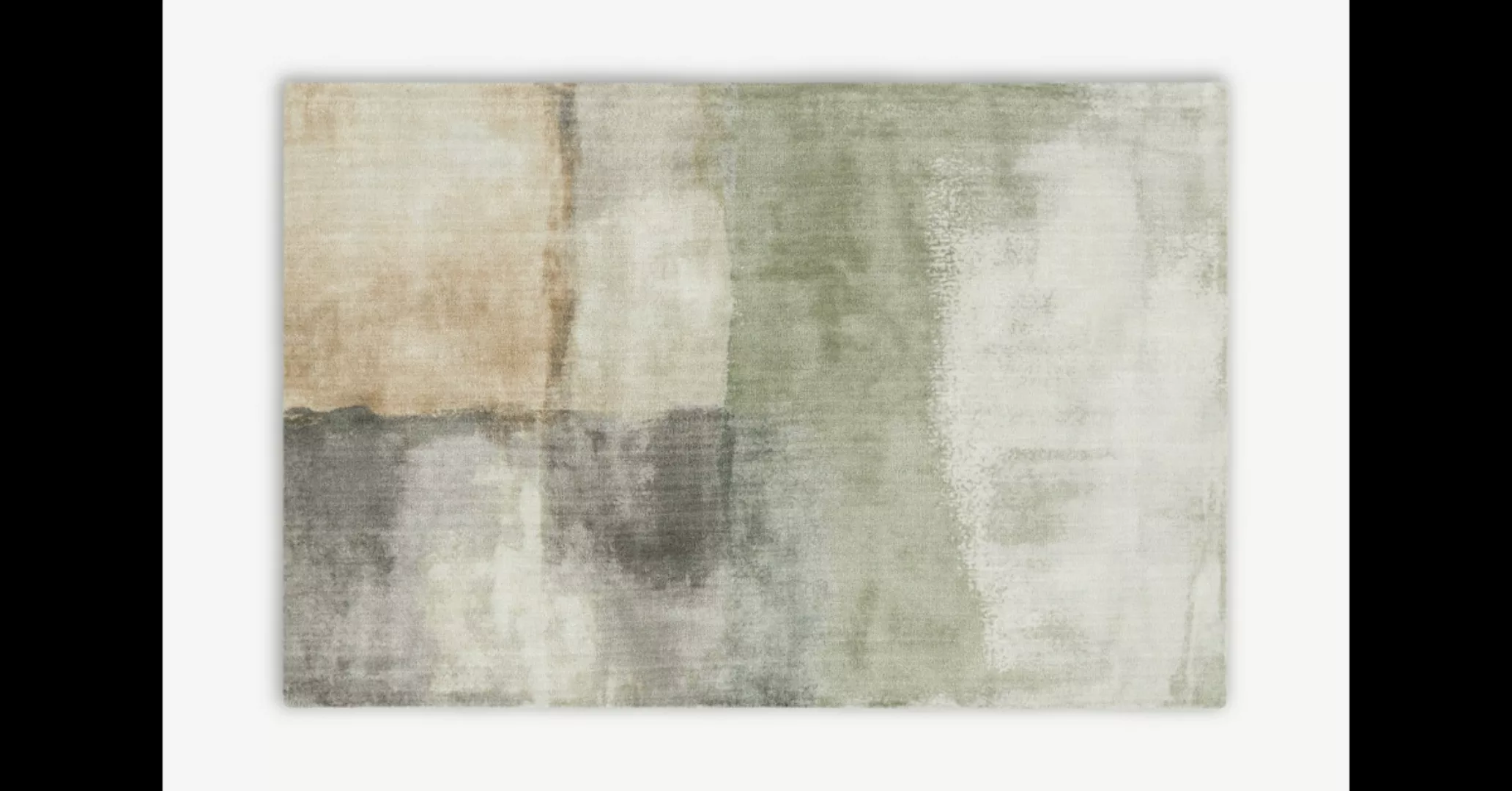 Rimoldi Teppich (160 x 230 cm), Perlgrau und Gruen - MADE.com günstig online kaufen