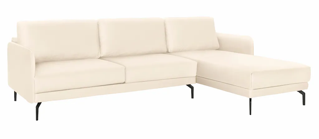 hülsta sofa Ecksofa »hs.450«, Armlehne sehr schmal, Breite 274 cm, Alugussf günstig online kaufen