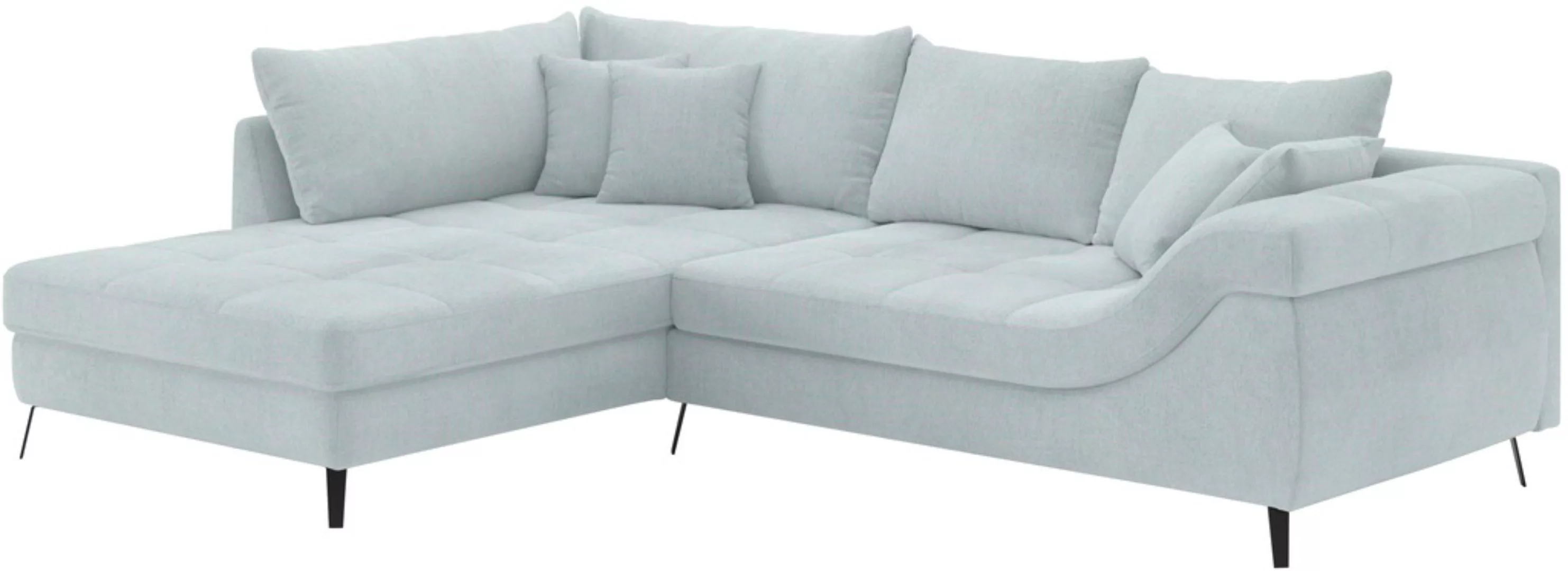 Mr. Couch Ecksofa "Portofino, L-Form", Mit Kaltschaumpolsterung, bis 140 kg günstig online kaufen