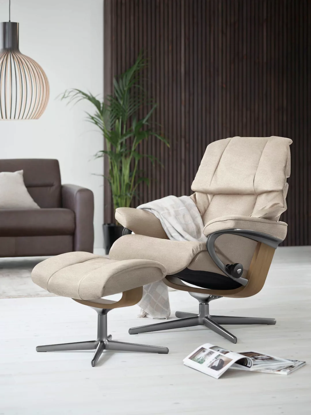 Stressless Relaxsessel "Reno", (Set, Relaxsessel mit Hocker), mit Hocker, m günstig online kaufen