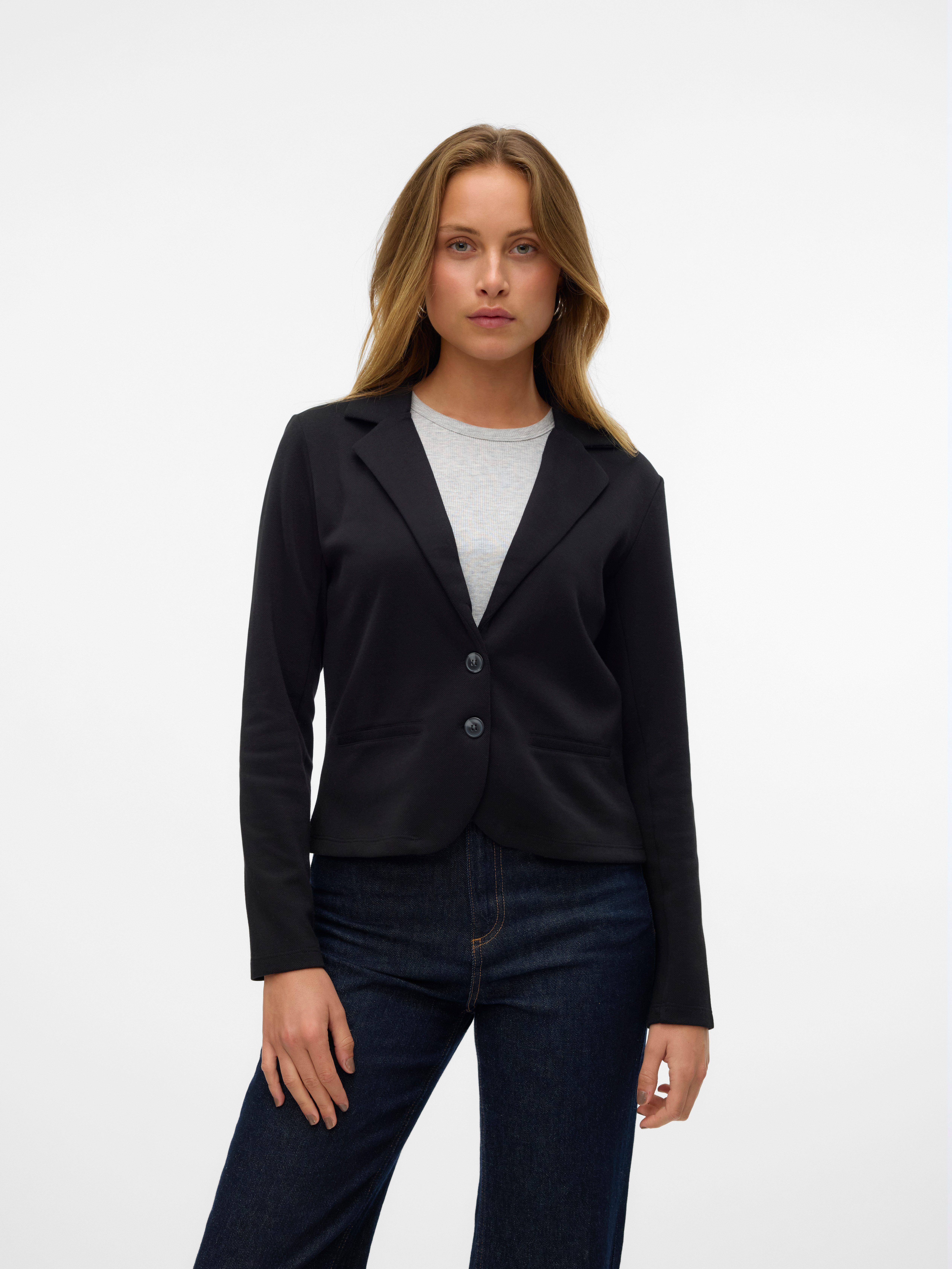 Vero Moda Jerseyblazer "VMEMMA LS BLAZER JRS NOOS", Einreiher günstig online kaufen
