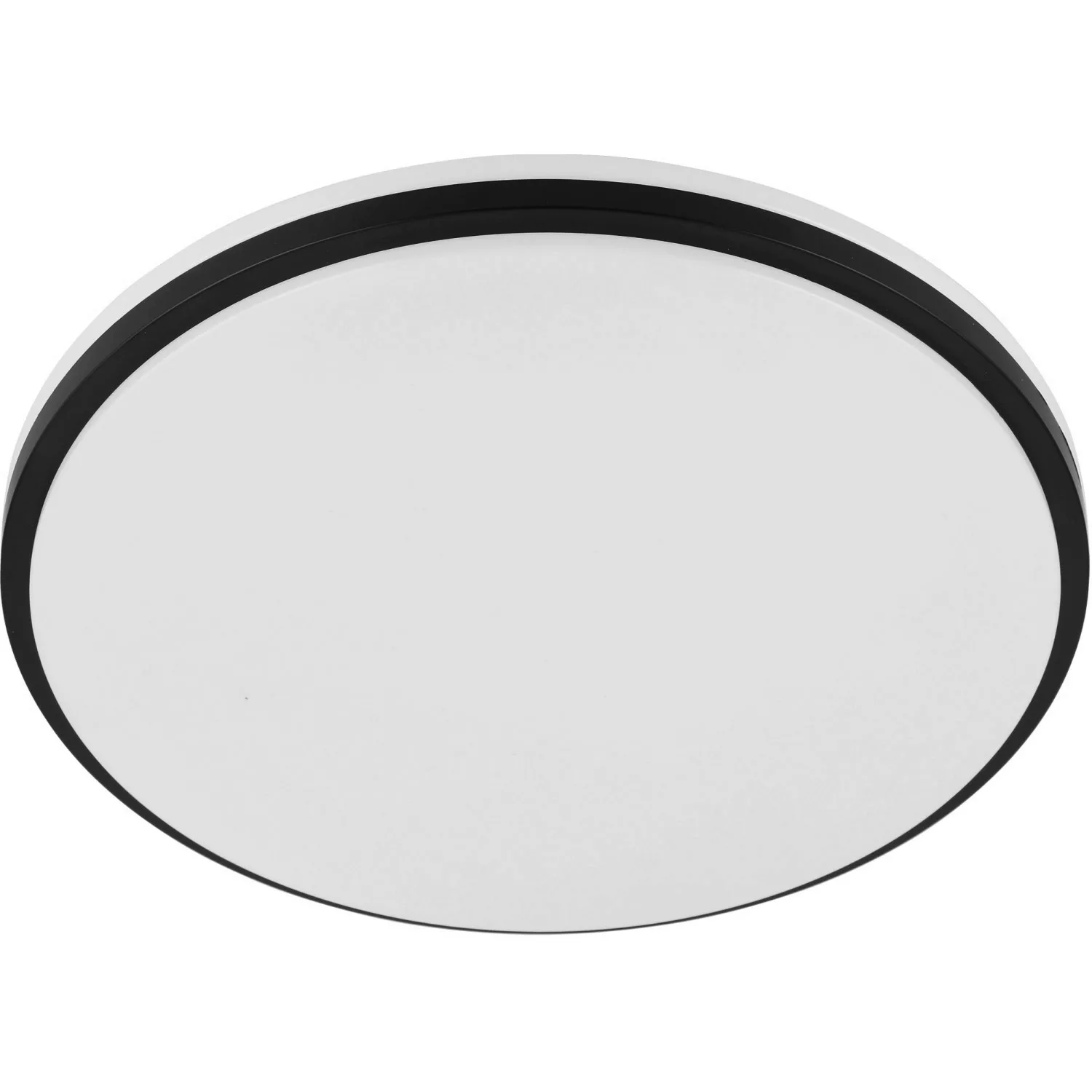 EDI-Light Deckenleuchte Marunella 75438 schwarz weiß Metall Kunststoff H/D: günstig online kaufen