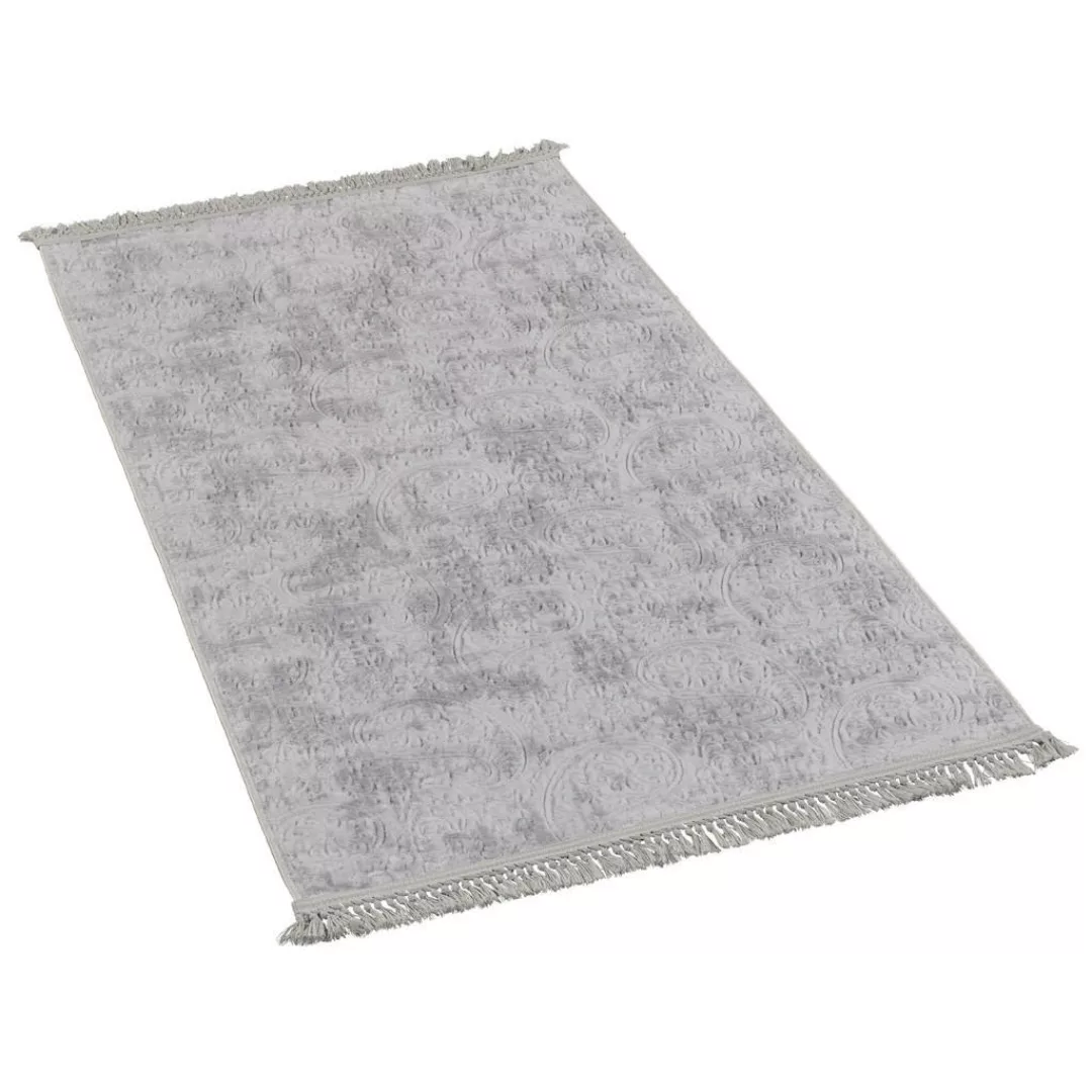 Webteppich Nevra grau B/L: ca. 120x180 cm günstig online kaufen