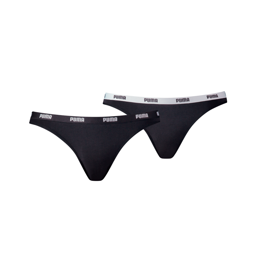 PUMA Bikinislip "PUMA WOMEN BIKINI 2P", (2er Pack), Low-Rise Design, flache günstig online kaufen