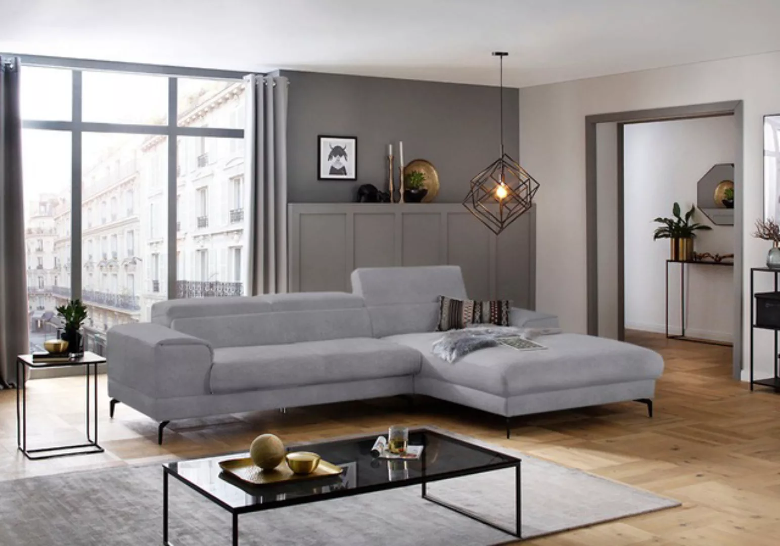 W.SCHILLIG Ecksofa "piedroo, Designsofa mit tollem Sitzkomfort, L-Form", Ko günstig online kaufen