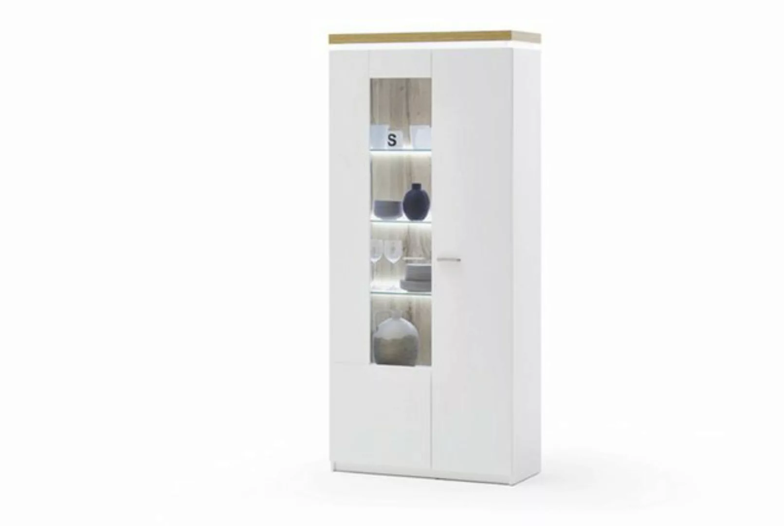 MCA furniture Vitrine 88 x 198 x 38 cm (B/H/T) günstig online kaufen