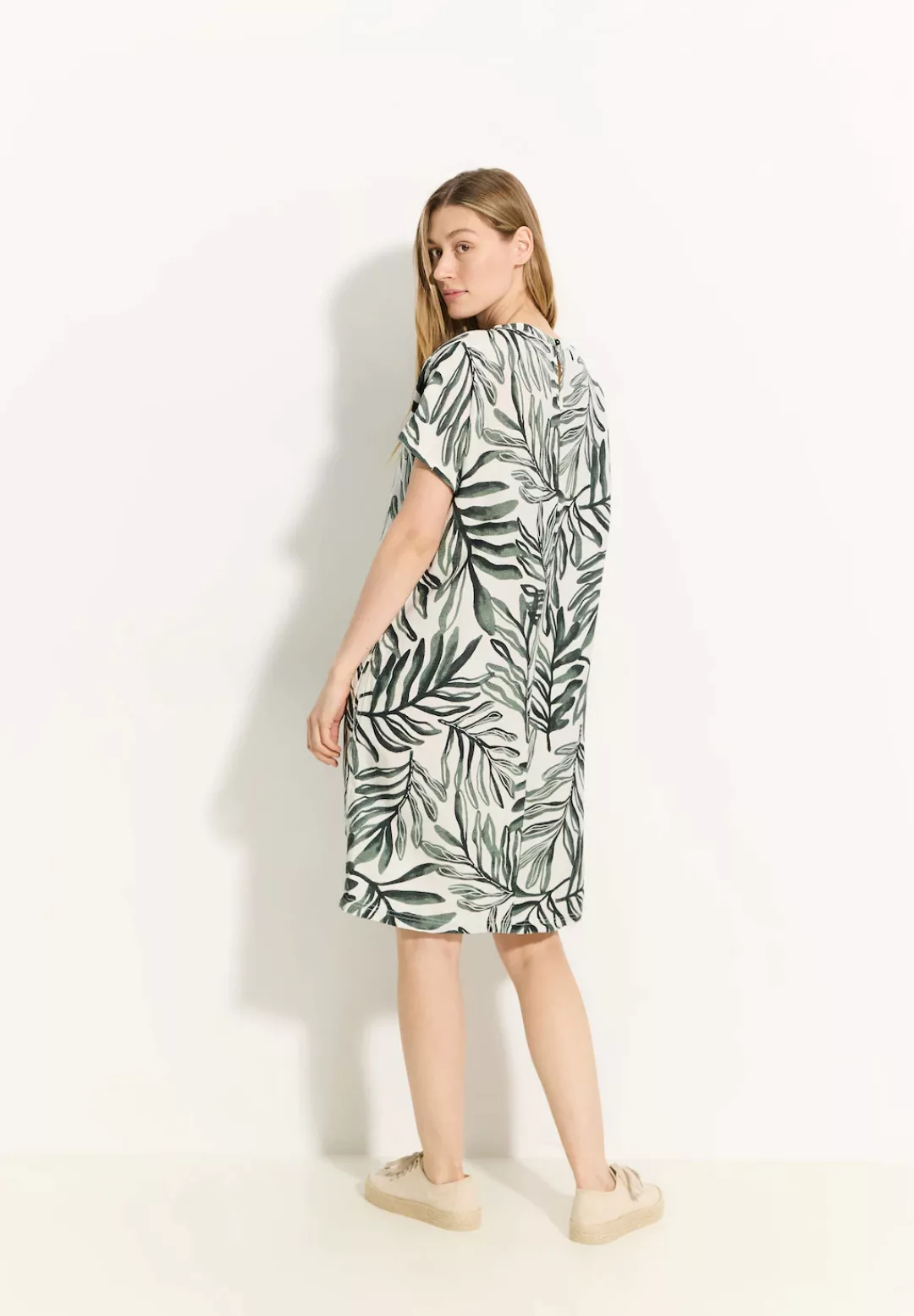 Cecil Midikleid LINEN_LI/CV Print Dress günstig online kaufen
