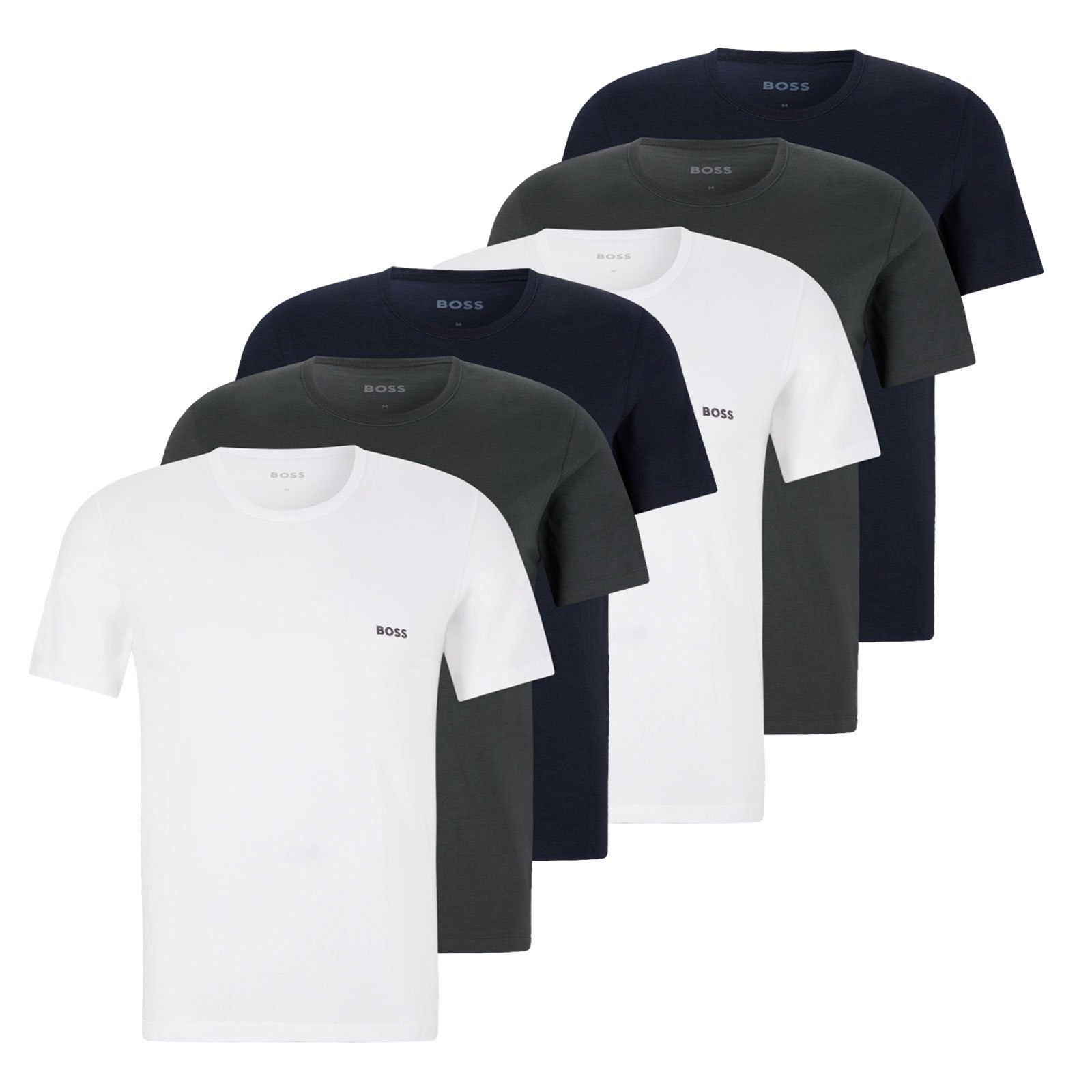 BOSS Unterziehshirt Classic T-Shirt (6-St) mit günstig online kaufen