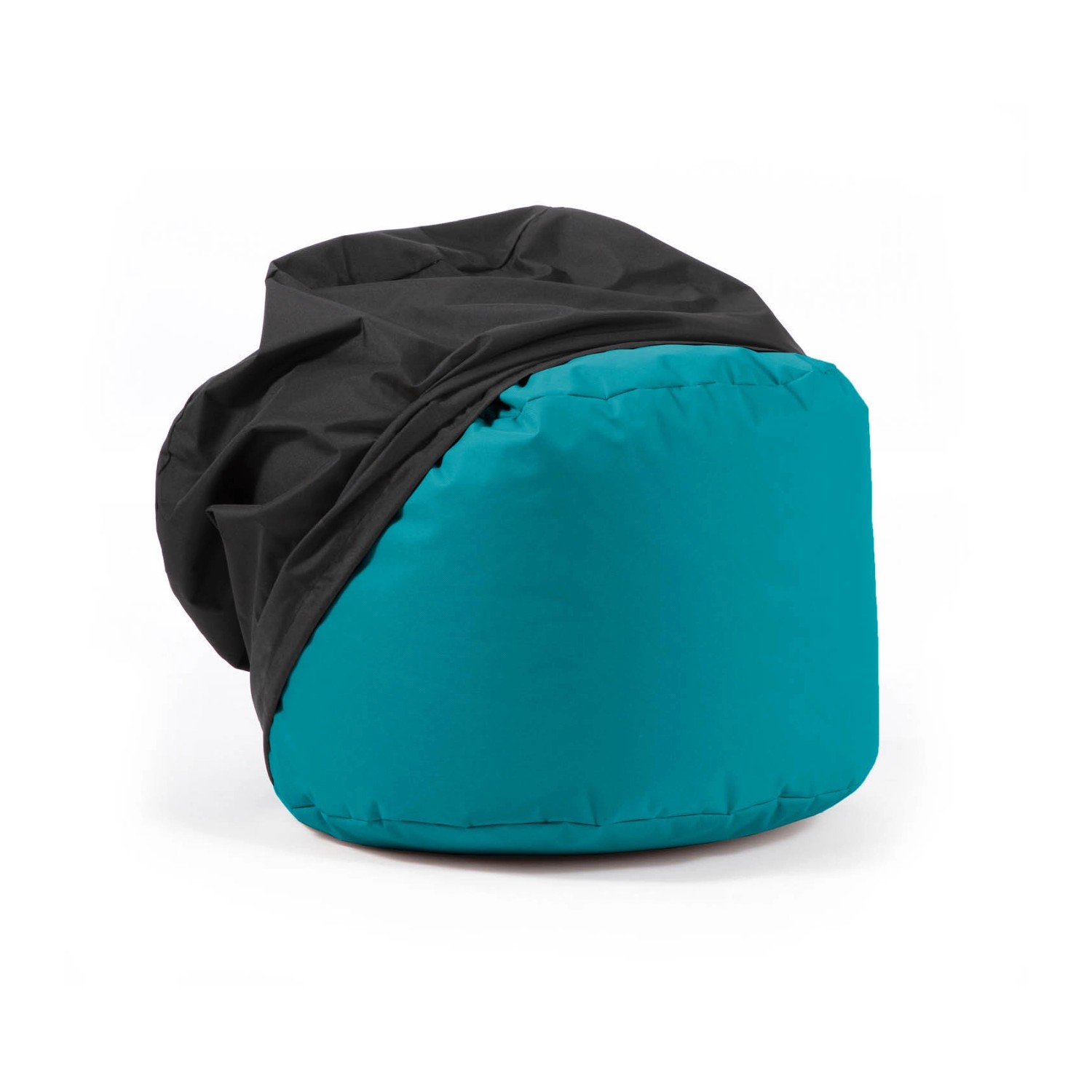 mokebo Outdoor Pouf o Hocker in Petrol mit Wasserabweisender Schutzhülle De günstig online kaufen