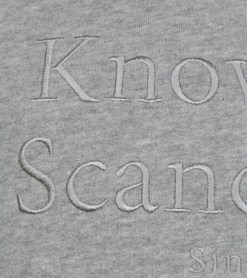 KnowledgeCotton Apparel Pullover Elm Grau - Größe XL günstig online kaufen