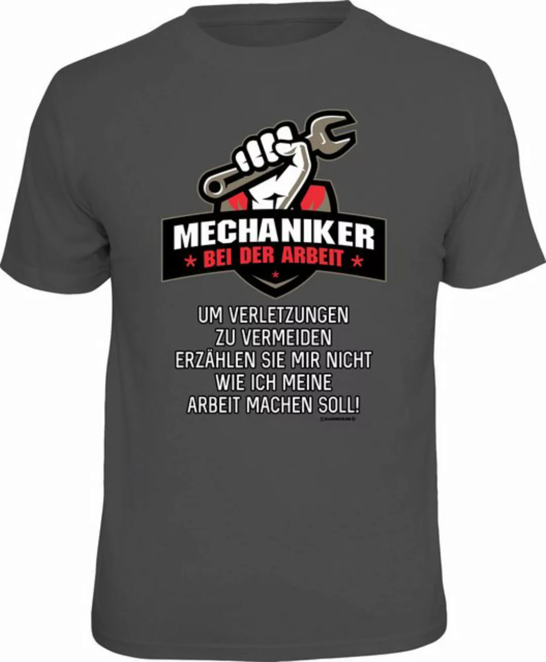 RAHMENLOS® T-Shirt für den genervten Mechaniker bei der Arbeit günstig online kaufen