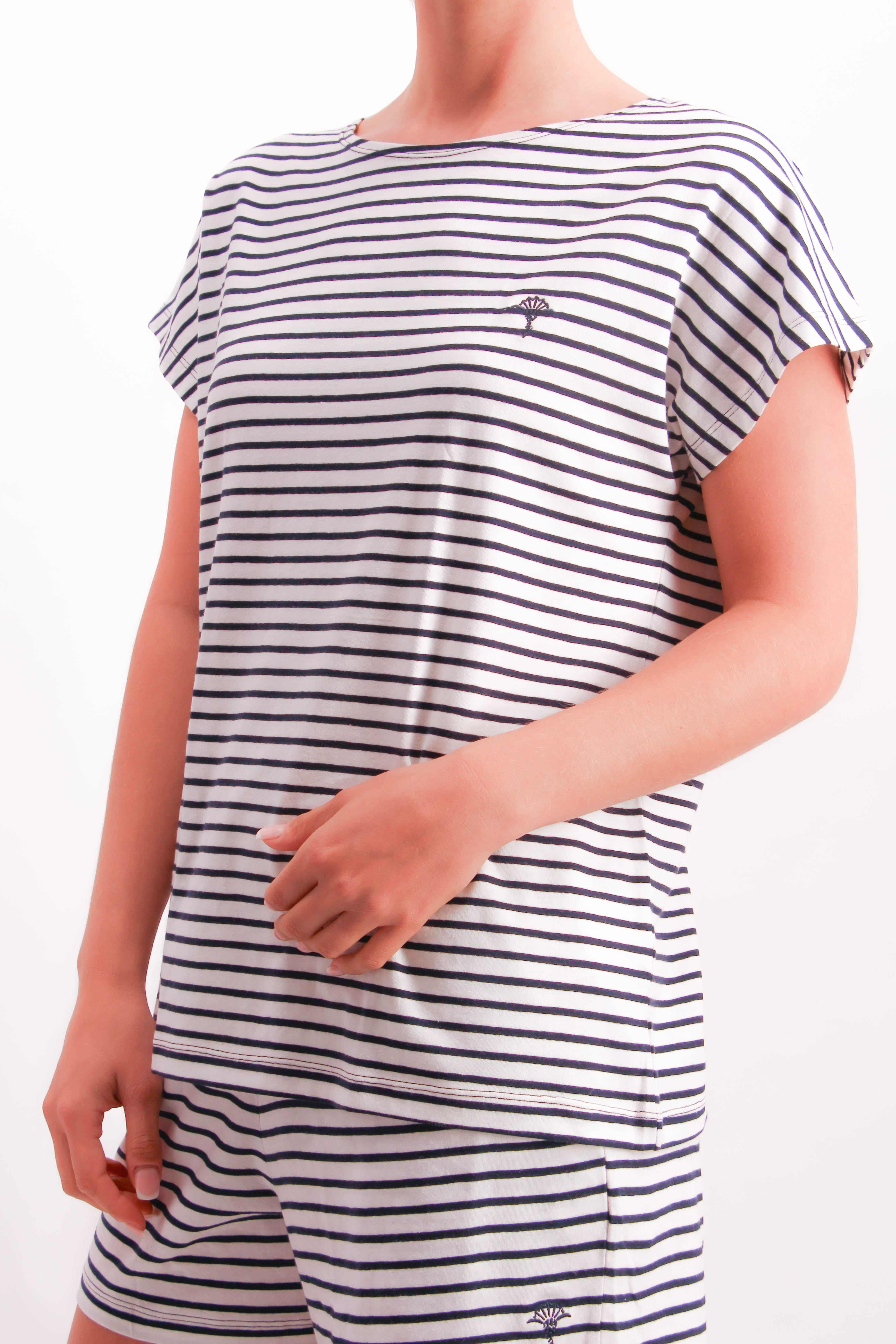 JOOP T-Shirt "Cosy", U-Boot-Ausschnitt, extrakurze Ärmel günstig online kaufen