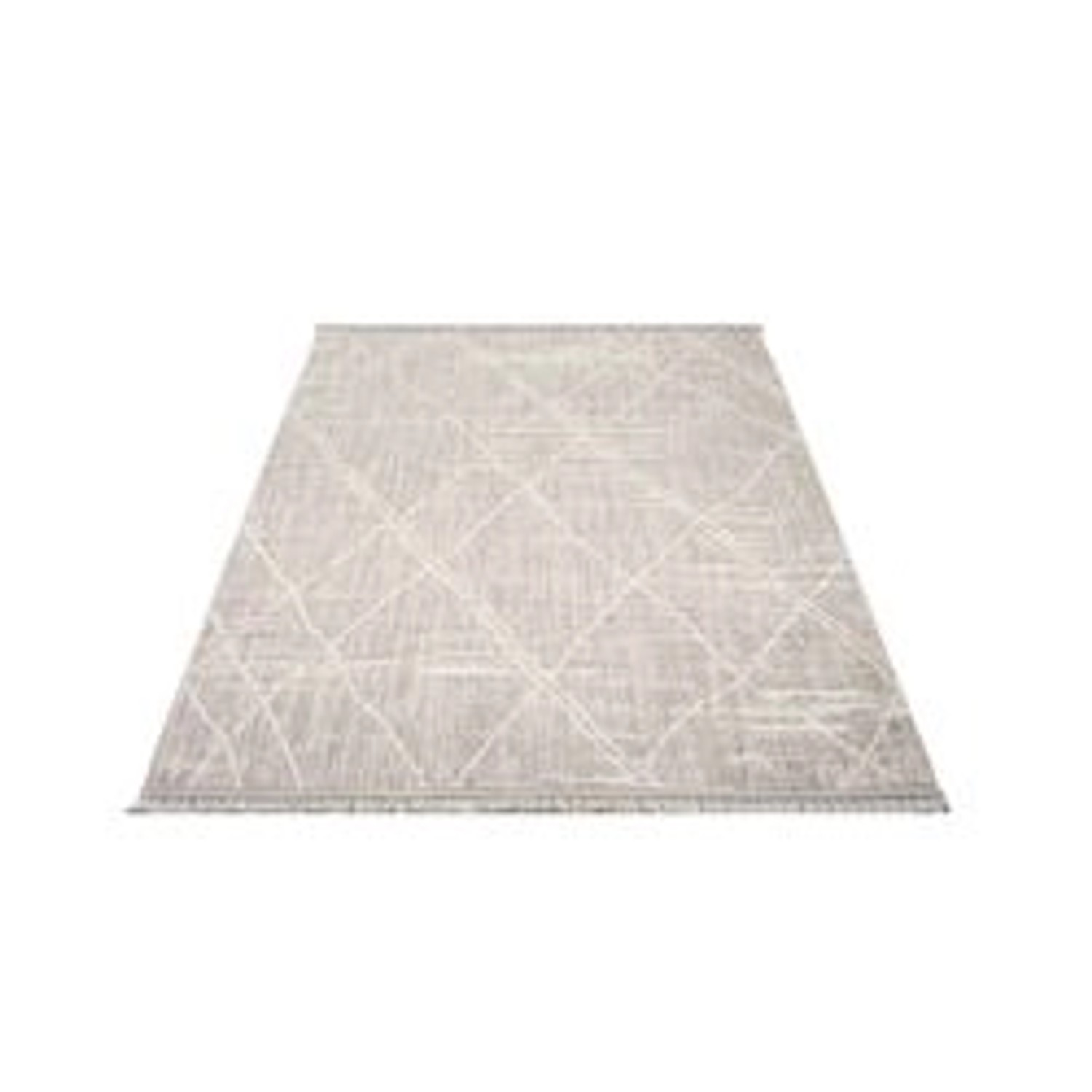 payé Teppich Klassiko 62 Fransen 160x230 cm Beige günstig online kaufen
