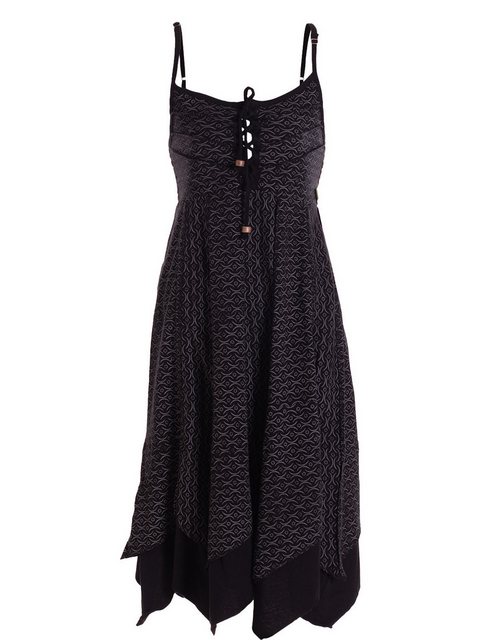 Vishes Sommerkleid Damen Sommer-Kleider längen-verstellbar Spagettiträger-K günstig online kaufen