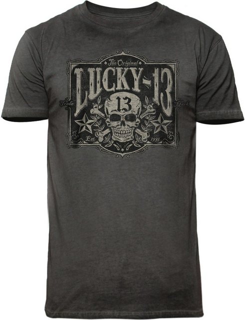 Lucky 13 T-Shirt L13 Tombstone Tee günstig online kaufen