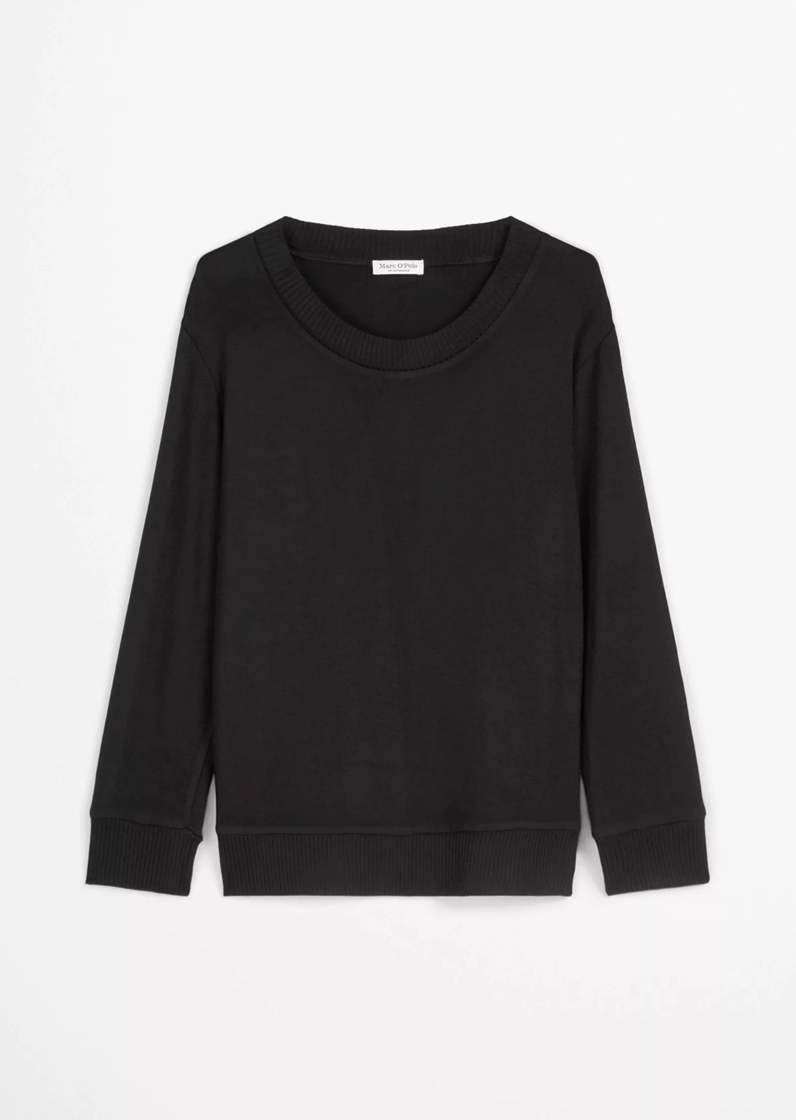 Marc OPolo Langarmshirt "Soft Knit", Rundhals-Ausschnitt, Langarm, Modalmix günstig online kaufen