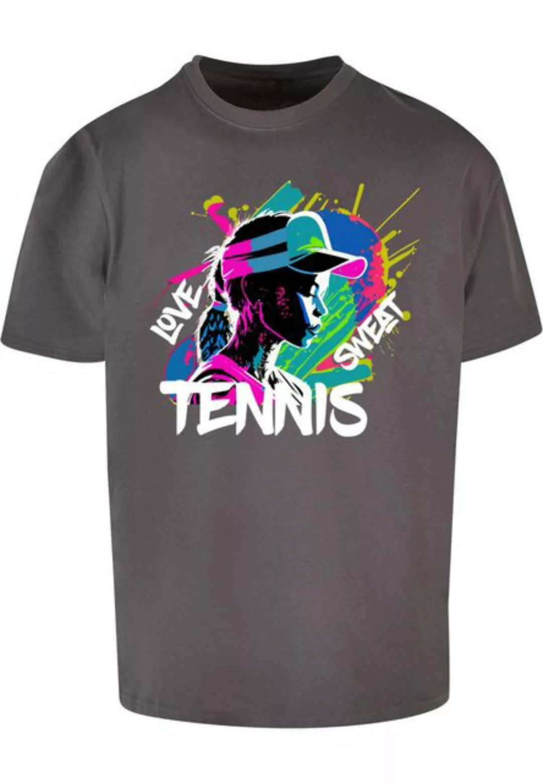 Merchcode T-Shirt Merchcode Herren Tennis Love, Sweat - Heavy Oversize Tee günstig online kaufen