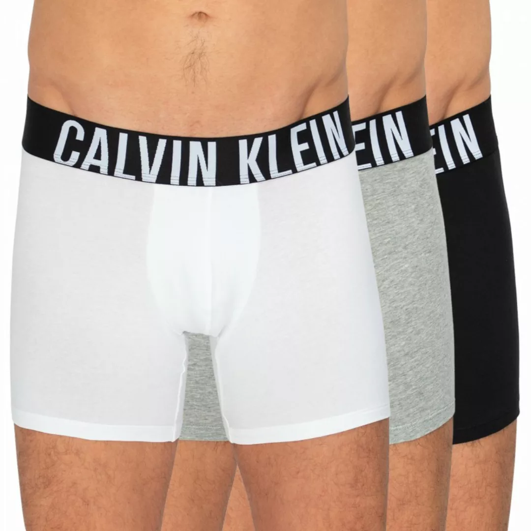 Calvin Klein 3-er Set Boxer Briefs Schwarz, Grau & Weiß günstig online kaufen